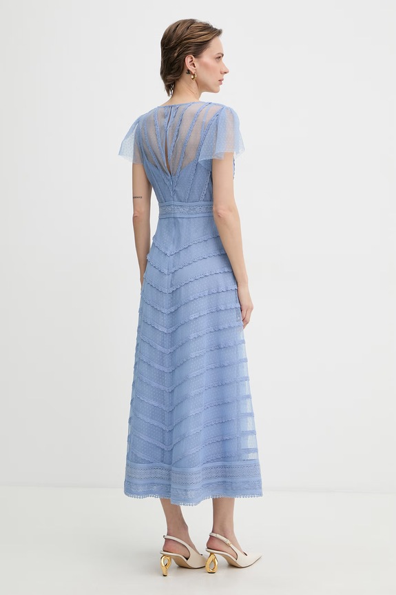 Abbigliamento Luisa Spagnoli vestito in cotone Prontezza 542922 blu