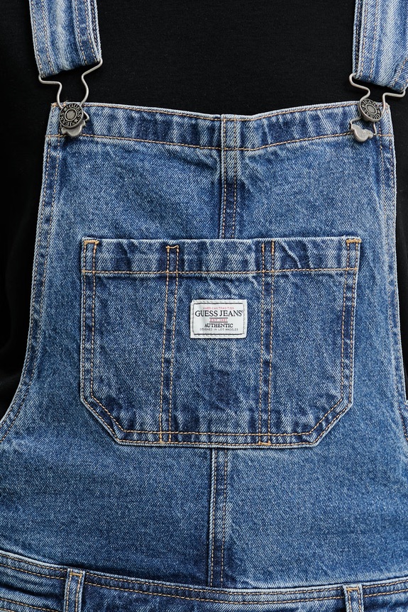 Guess Jeans sukienka jeansowa W6GK25.D5M4O niebieski