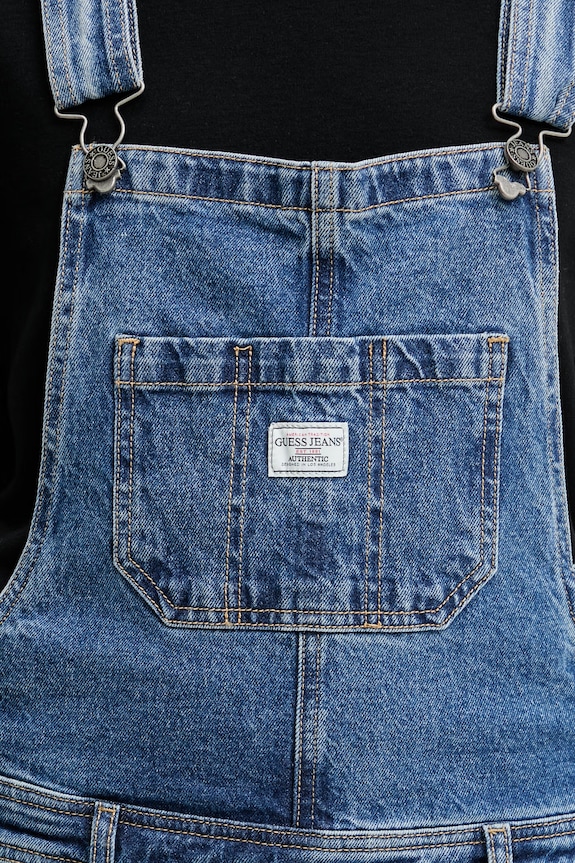Guess Jeans sukienka jeansowa W6GK25.D5M4O niebieski