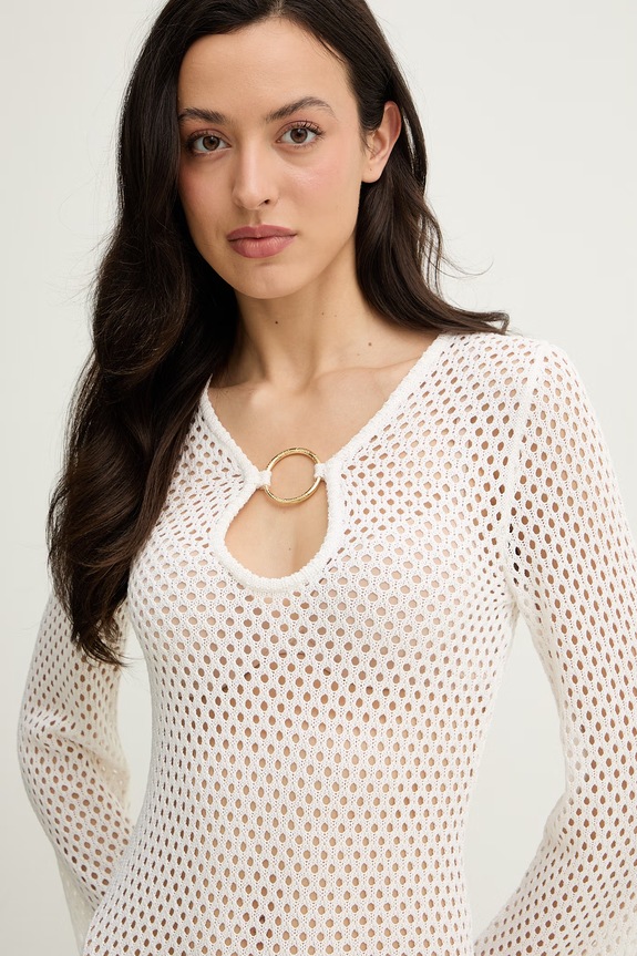Šaty Guess LUNA béžová E6GK03.Z5632