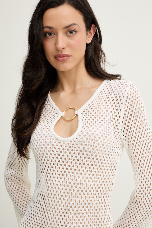 Šaty Guess LUNA béžová E6GK03.Z5632