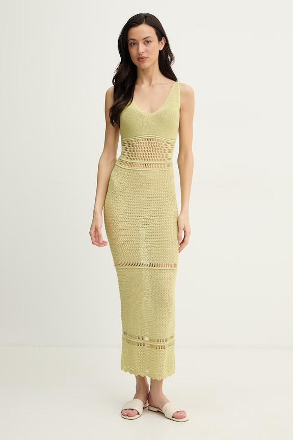 Guess rochie LUNA maxi verde E6GK10.Z5632