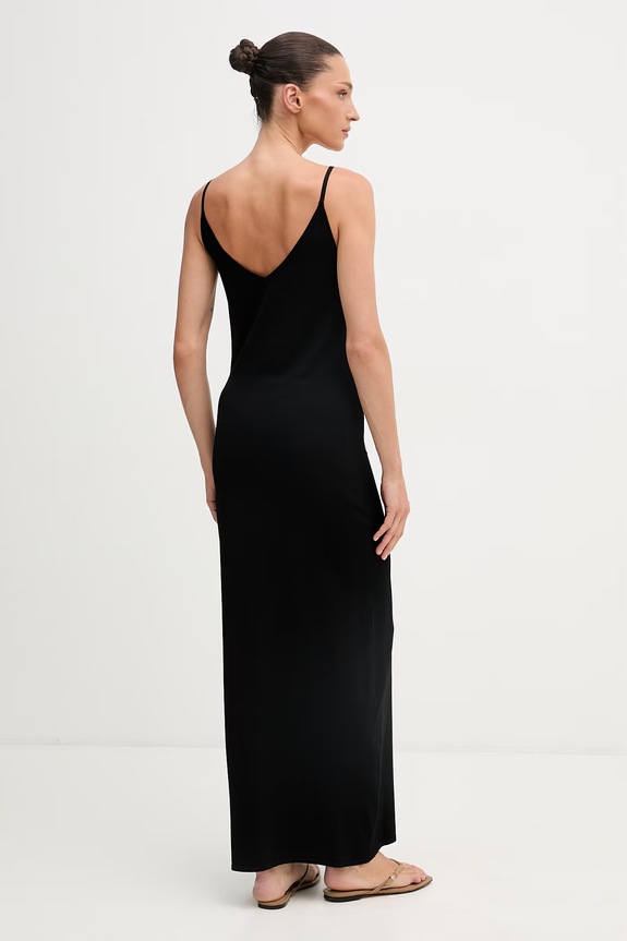 Îmbrăcăminte Guess rochie cu vâscoză TEA O6GK00.Z5302 negru