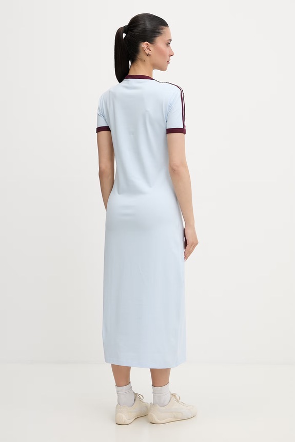 Îmbrăcăminte adidas Originals rochie de vară de bumbac KD3694 albastru