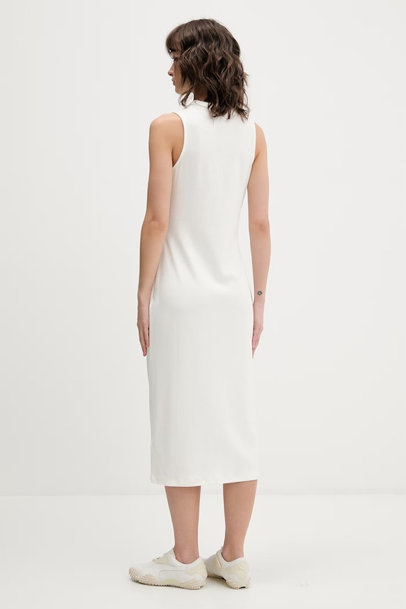 Îmbrăcăminte adidas rochie cu bumbac KD6587 bej