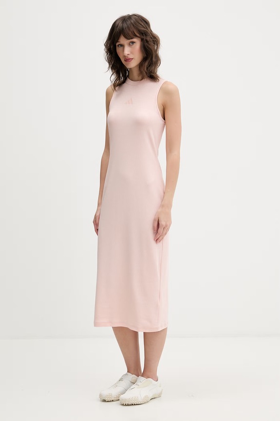 Adidas rochie bodycon KD6588 roz SS26