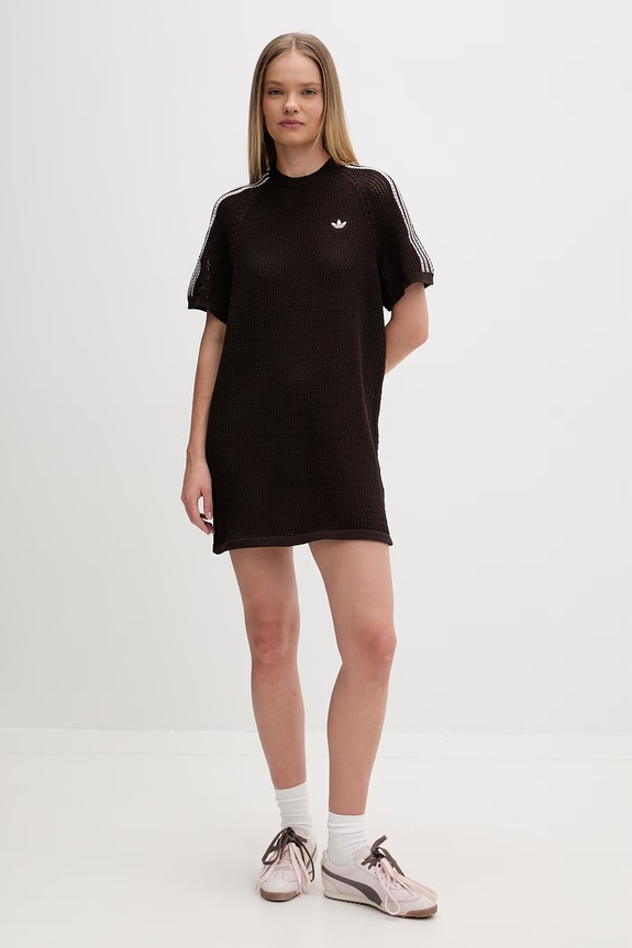 adidas Originals Καλοκαιρινό Φόρεμα Διάτρητο KE0203 καφέ SS26