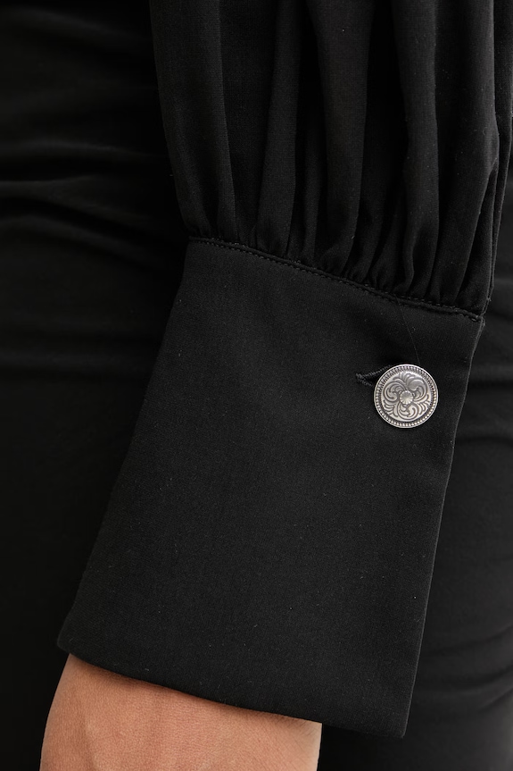 Pinko ντραπέ με βισκόζη 106896.A3B2 μαύρο