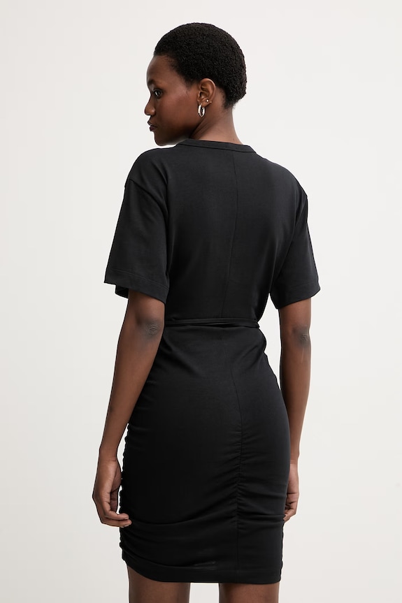 Îmbrăcăminte Pinko rochie din bumbac 106909.A3AR negru