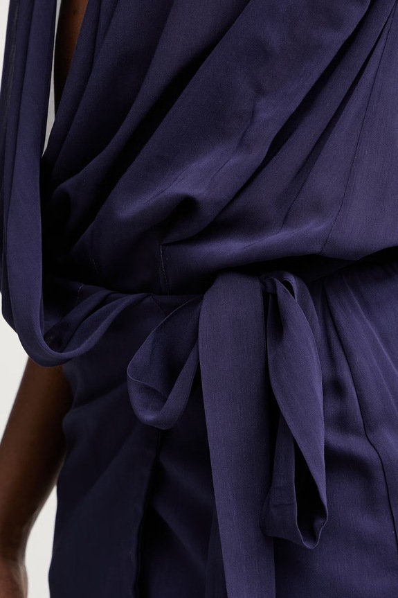 Pinko rochie petrecută cu vâscoză 106844.A3B2 violet