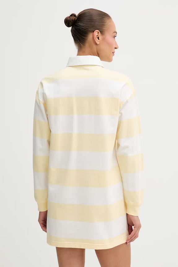 Odzież Calvin Klein Jeans sukienka bawełniana LV047F214G żółty
