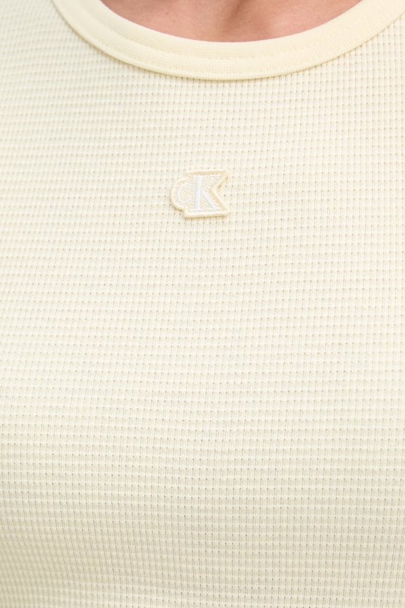 Calvin Klein Jeans šaty LV047F235G žltá