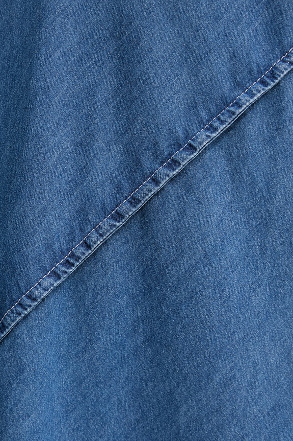 Calvin Klein Jeans letné šaty rifľové LV047F748G modrá