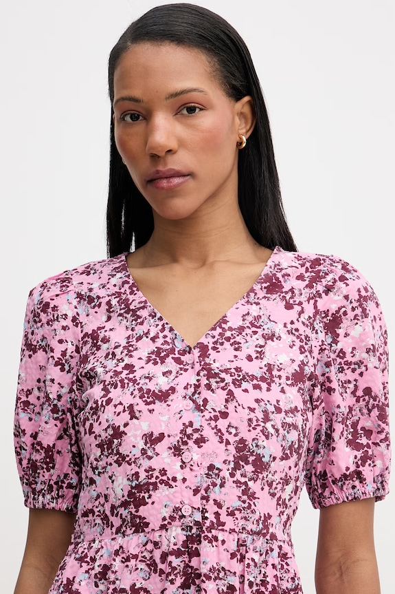 Marc O'Polo rochie cu vâscoză roz 5000008258