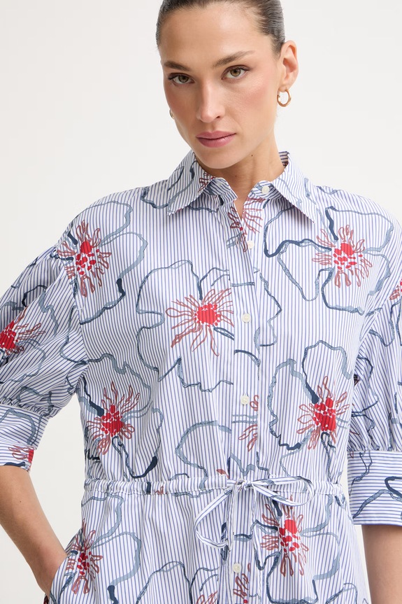 Tommy Hilfiger σεμιζιέ βαμβακερή SUMMER μπλε WW0WW49645