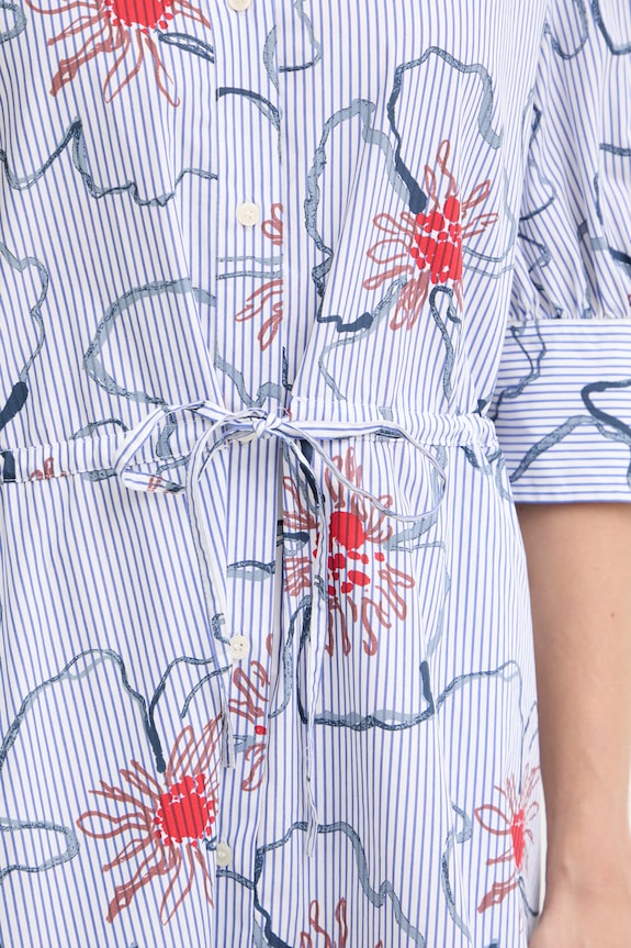 Tommy Hilfiger σεμιζιέ βαμβακερή SUMMER WW0WW49645 μπλε