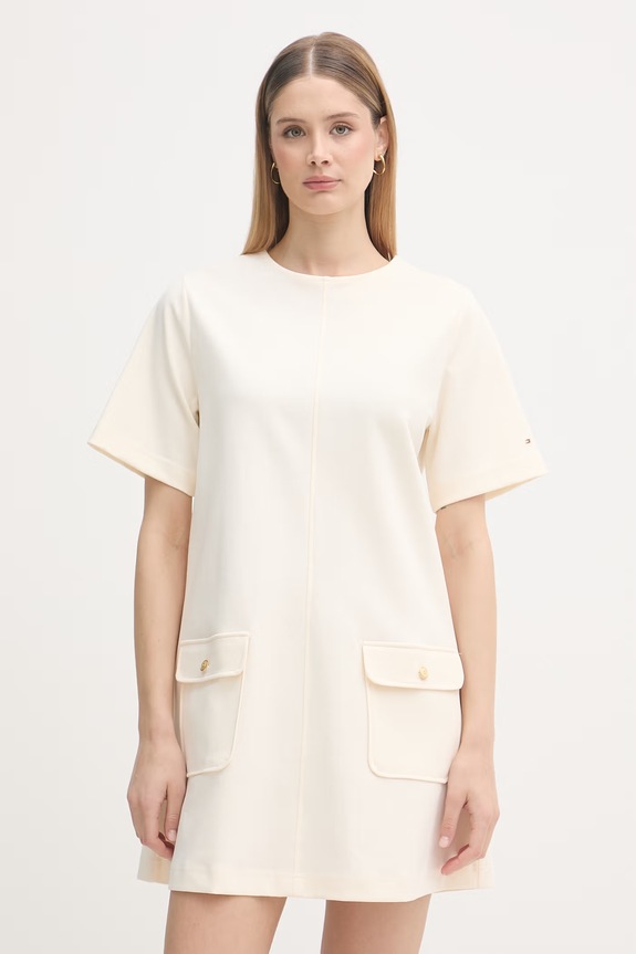 Tommy Hilfiger šaty béžová WW0WW48775