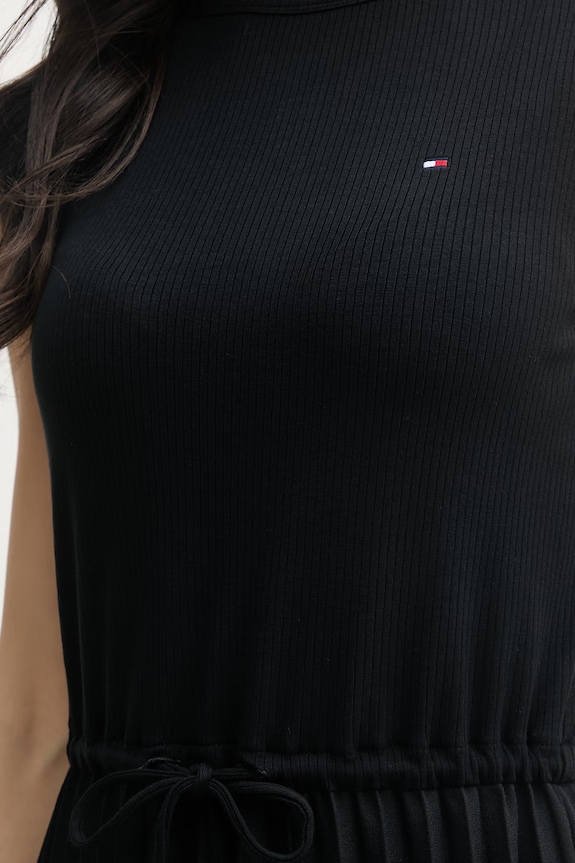 Tommy Hilfiger obleka WW0WW49312 črna