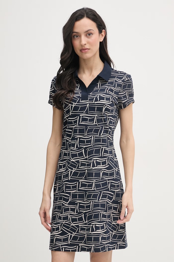 Tommy Hilfiger φόρεμα κλος σκούρο μπλε WW0WW49719