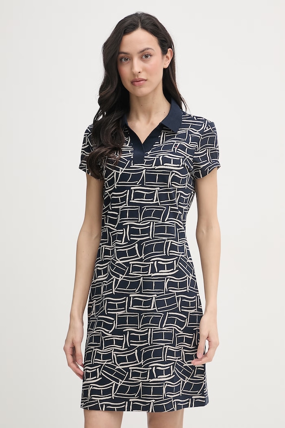 Tommy Hilfiger φόρεμα κλος σκούρο μπλε WW0WW49719