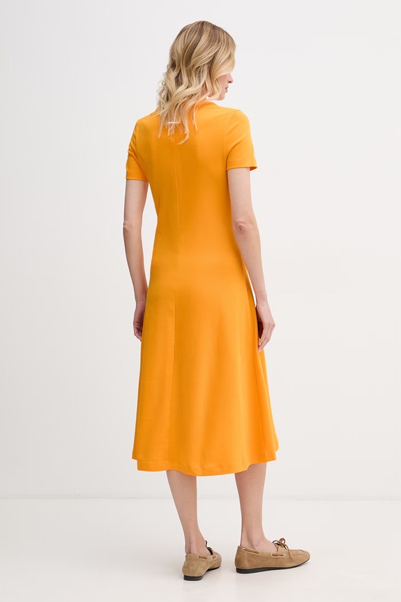 Oblečení Tommy Hilfiger šaty bavlněné WW0WW50825 oranžová