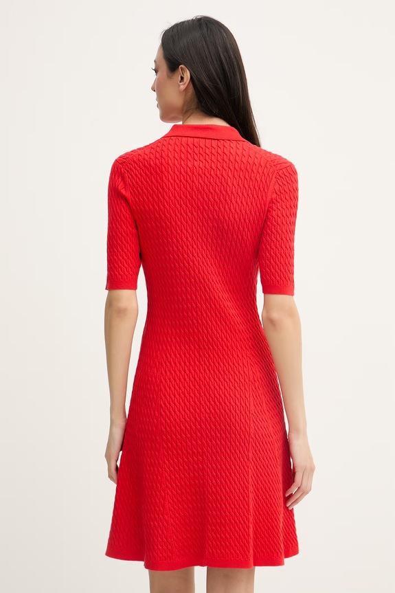 Îmbrăcăminte Tommy Hilfiger rochie tricotată WW0WW48684 rosu