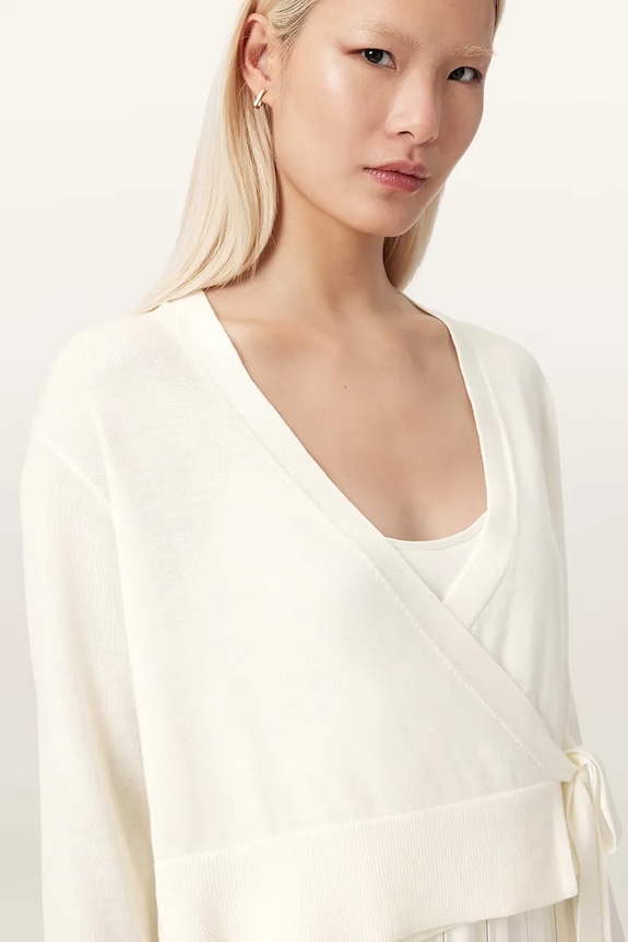 AllSaints sukienka i kardigan LUCILLE W215DE