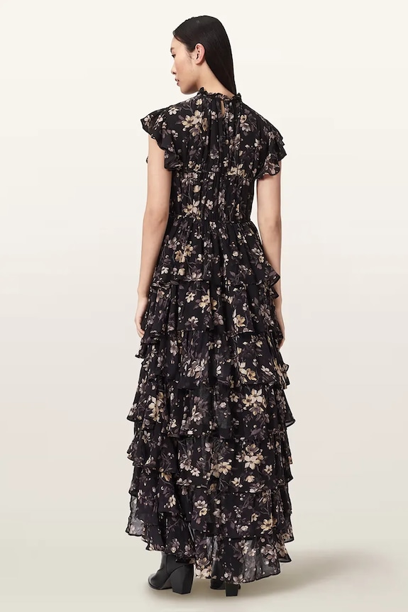 Φόρεμα AllSaints SHAELA W110DE μαύρο SS26