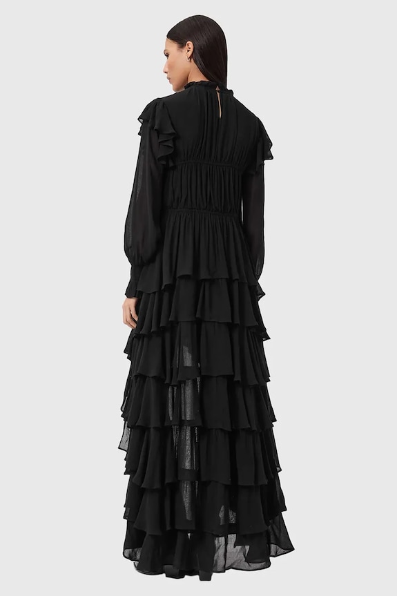 Φόρεμα AllSaints LEILA W111DE μαύρο SS26