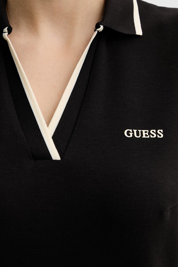Guess šaty JASMINE V6GK02.K2928 čierna
