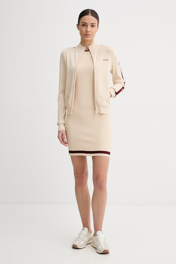 Guess rochie GABRY V6GK04.Z0648 bej SS26