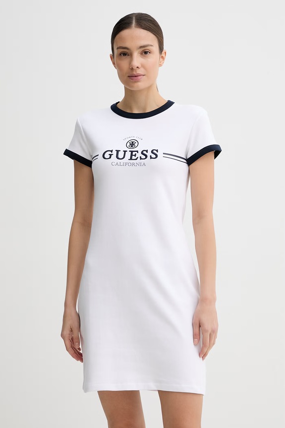 Guess rochie MILA alb V6GK05.K2988