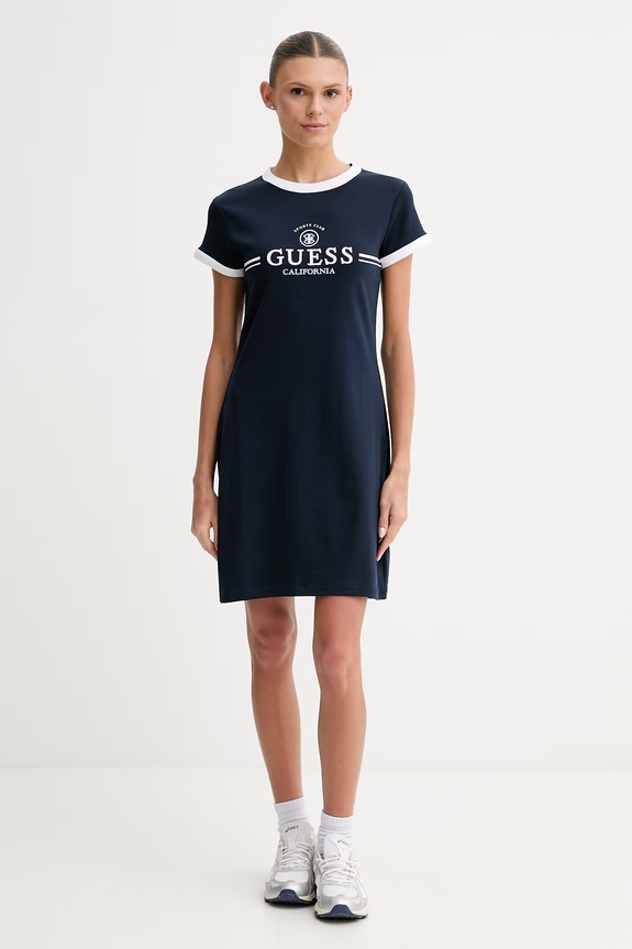 Guess rochie MILA V6GK05.K2988 bleumarin SS26