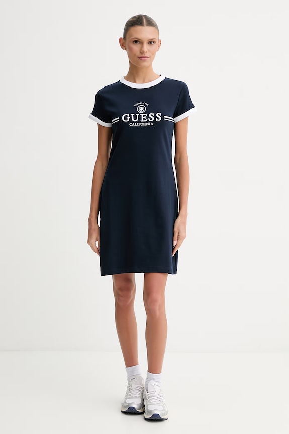 Guess rochie MILA V6GK05.K2988 bleumarin SS26