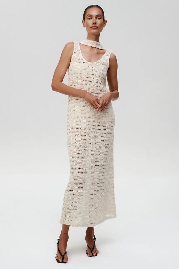 Undress Code rochie de vară din bumbac Utopia Dress bej 1183