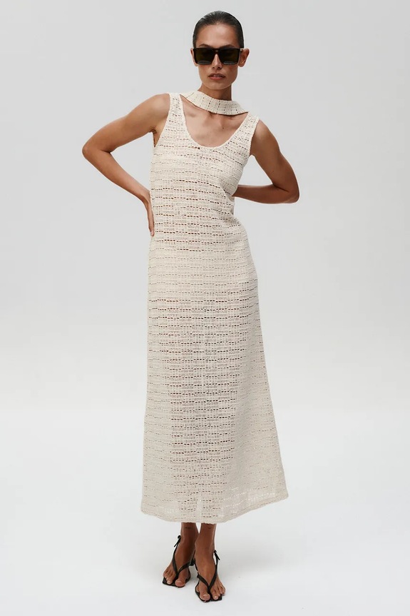 Îmbrăcăminte Undress Code rochie de vară din bumbac Utopia Dress 1183 bej