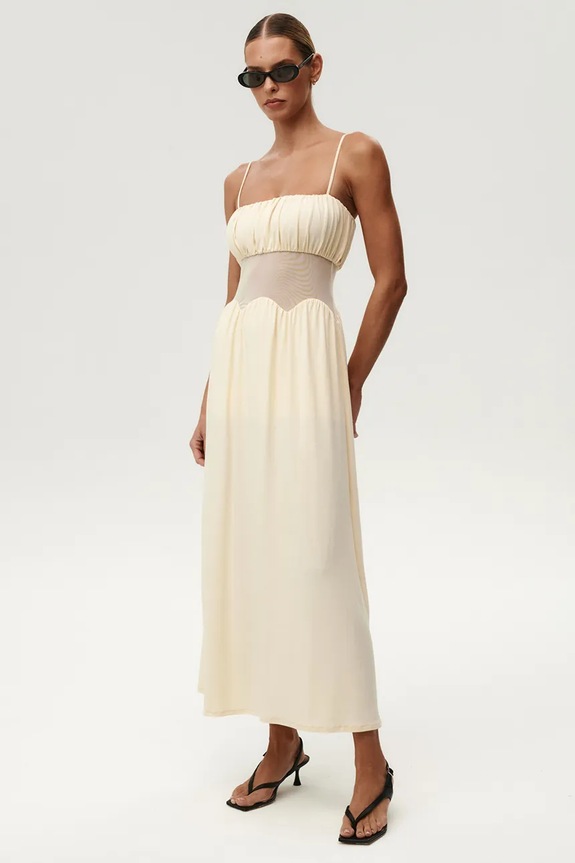 Undress Code rochie La Perla Dress maxi bej 1185UC