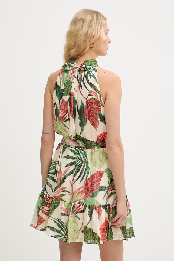 Îmbrăcăminte Guess rochie DANIELE W6GKAE.W2555 verde