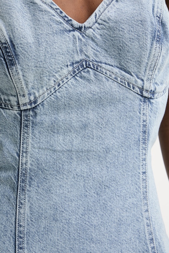 Guess sukienka letnia jeansowa JAMELIA W6GK10.D0698