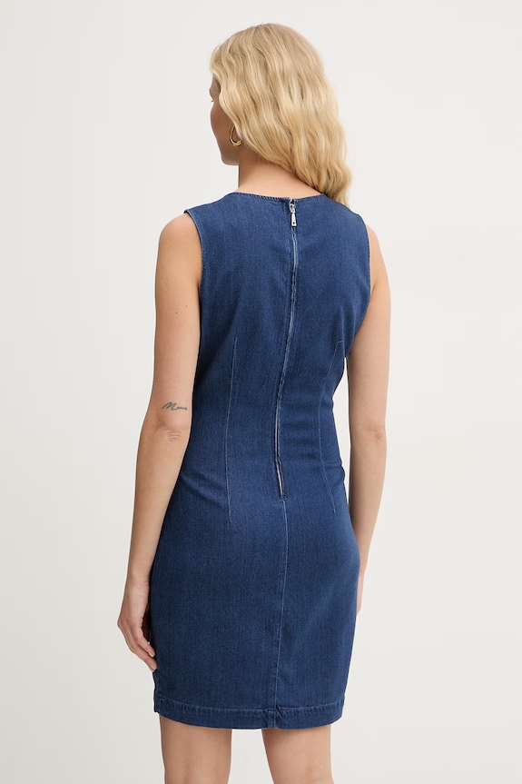 Oblečenie Guess letné rifľové šaty DAHLIA W6GK55.D0861 tmavomodrá