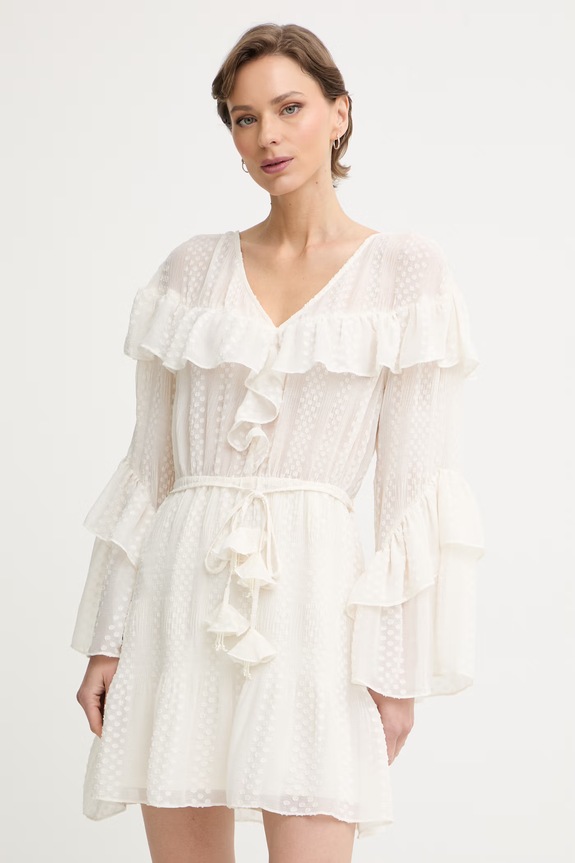 Guess φόρεμα LAURENCE μπεζ W6GK72.W1992