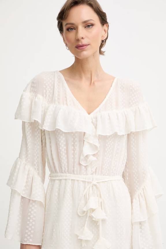 Guess φόρεμα LAURENCE μπεζ W6GK72.W1992