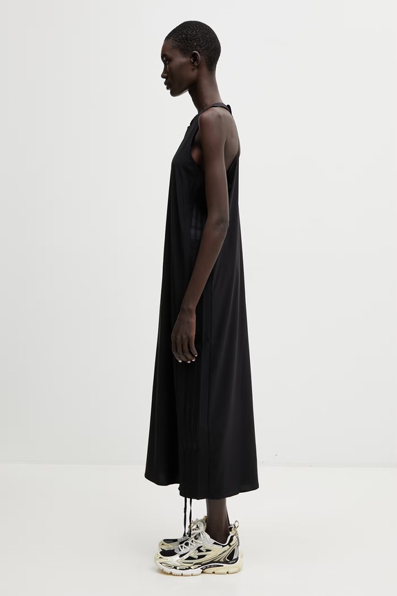 Y-3 RACER DRESS sukienka gładka KD1482 czarny SS26