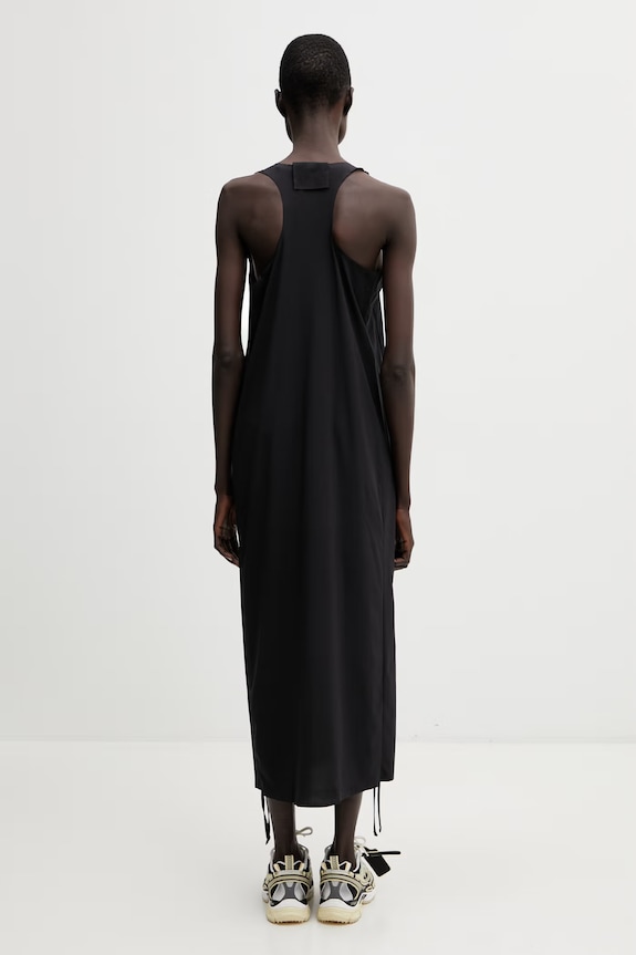Odzież Y-3 RACER DRESS sukienka gładka KD1482 czarny
