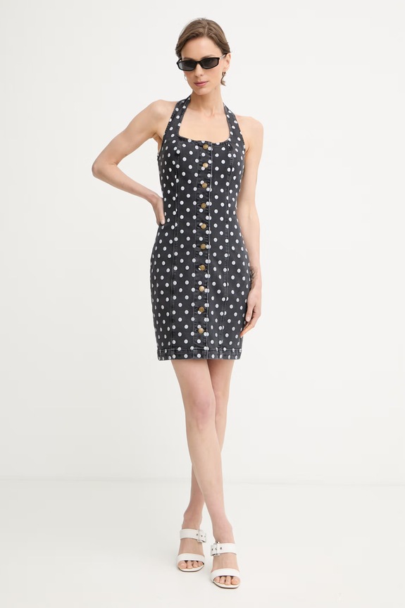 Guess φόρεμα ντένιμο JOCELYN W6YKBI.D2302 γκρί SS26