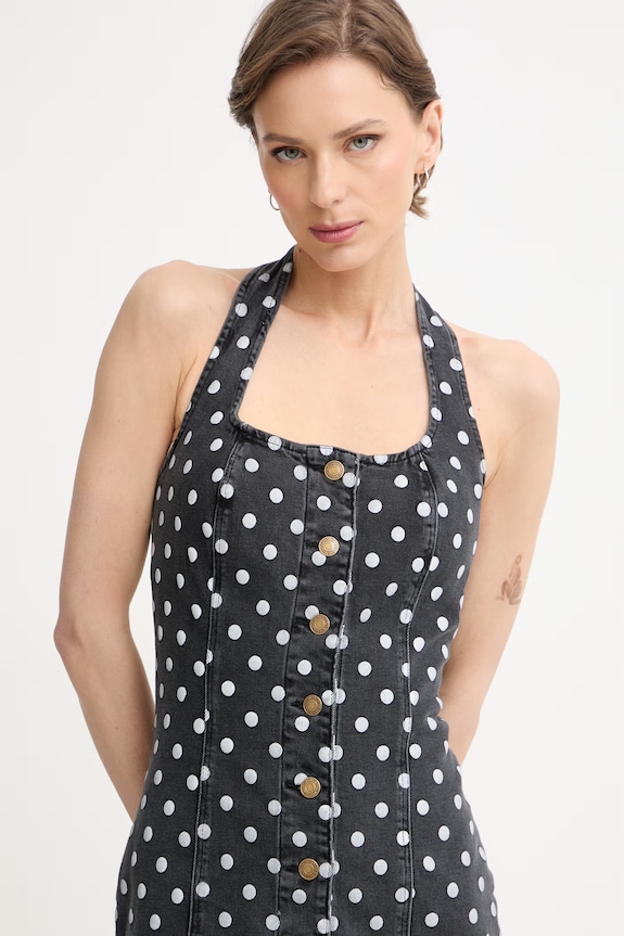 Guess φόρεμα ντένιμο JOCELYN γκρί W6YKBI.D2302