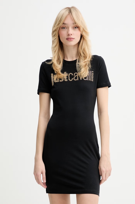 Just Cavalli ruha rövid fekete 80PAOE21.CJ112