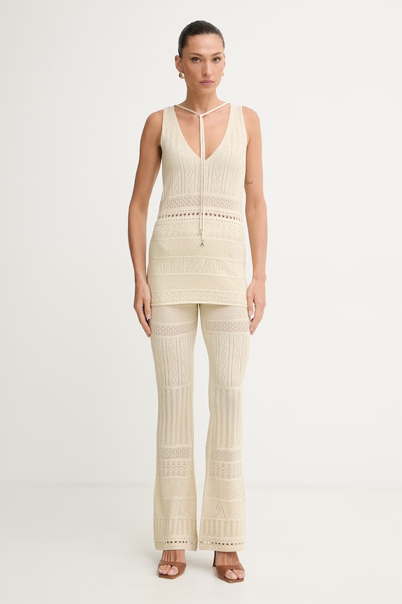 Patrizia Pepe top damski beżowy 2K0383.K332L