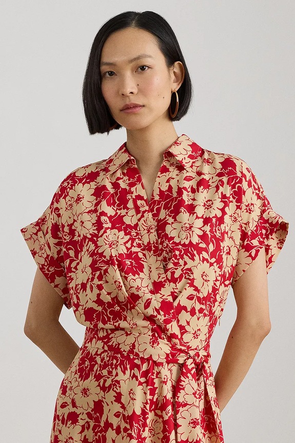 Odzież Lauren Ralph Lauren sukienka 200P08692 czerwony