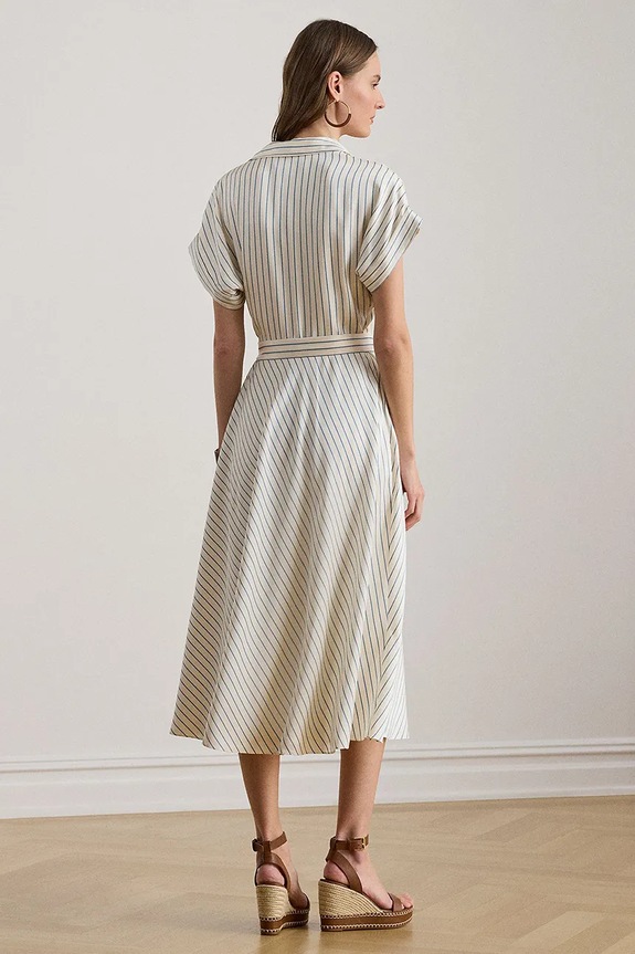 Lauren Ralph Lauren rochie 200P08876 bej SS26